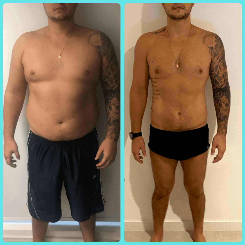 Antes e depois
